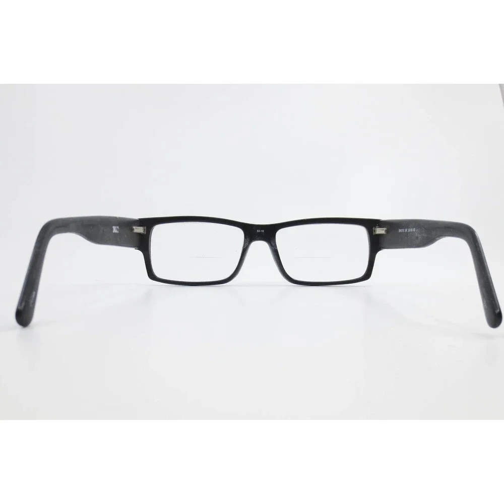 Blue Moon BM1016 BK 53-16-140 Matte Black Rectangular Eyeglasses Frames Mens